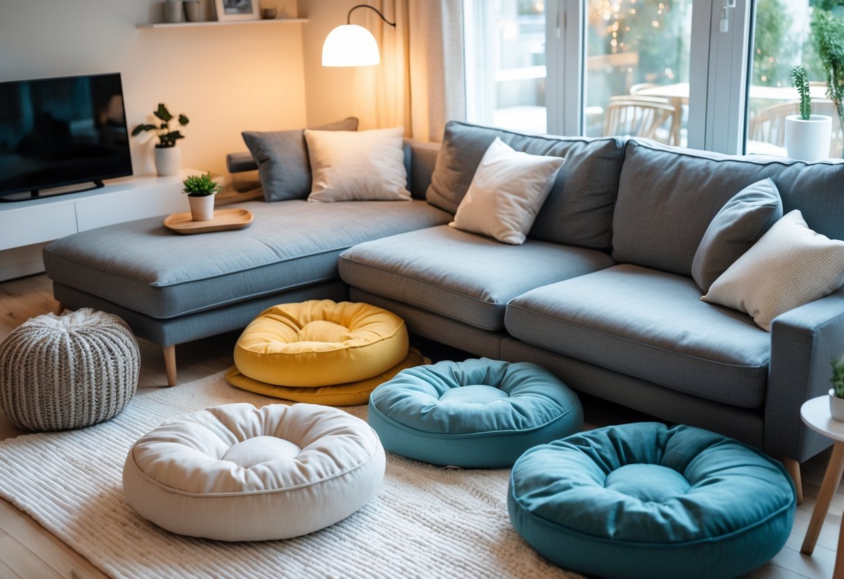 Read more about the article Sådan skaber du den perfekte hyggekrog med gulvpuder og sofa med chaiselong tilbud