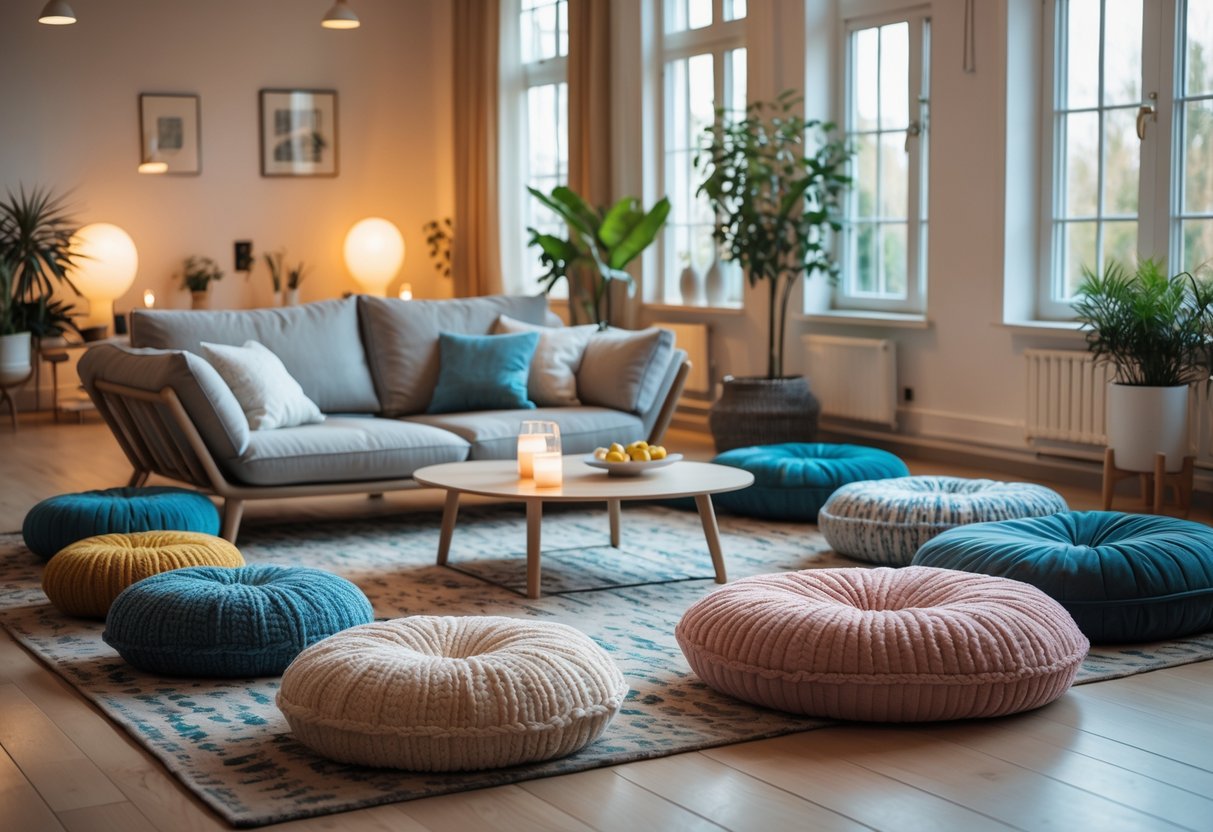 Read more about the article Skab den perfekte loungeoplevelse med gulvpuder og loungesofaer